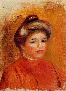 Pierre Auguste Renoir : Head of a Woman IV